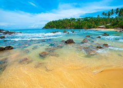 Samolepka flie 200 x 144  Tropical beach, 200 x 144 cm