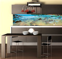 Fototapeta do kuchyn flie 260 x 60  Tropical beach, 260 x 60 cm