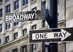 Fototapeta vliesov 200 x 144, 44492222 - Panneau Broadway   New-York - Panneau Broadway Nov