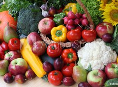 Samolepka flie 270 x 200, 44492471 - Vegetable stall