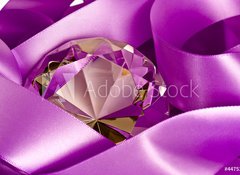 Samolepka flie 100 x 73  Diamond and Ribbon, 100 x 73 cm
