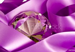Fototapeta papr 184 x 128, 4475326 - Diamond and Ribbon - Diamant a stuha