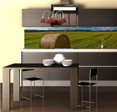 Fototapeta do kuchyně fólie 260 x 60, 44784749 - Bale of Straw - Bale slámy