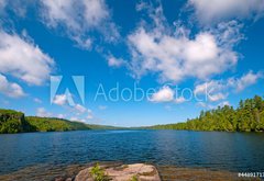 Fototapeta174 x 120  Blue and White in Canoe Country, 174 x 120 cm