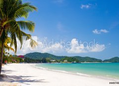 Fototapeta200 x 144  vacation on a seashore of perfect tropical island, 200 x 144 cm