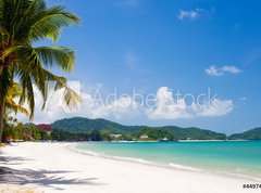 Fototapeta270 x 200  vacation on a seashore of perfect tropical island, 270 x 200 cm