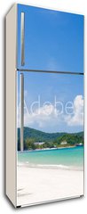 Samolepka na lednici fólie 80 x 200, 44974964 - vacation on a seashore of perfect tropical island - dovolená na pobřeží perfektního tropického ostrova