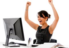 Fototapeta papír 184 x 128, 45037171 - Successful business woman