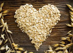 Fototapeta plátno 160 x 116, 45062114 - Oat flakes - Ovesné vločky
