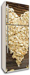Samolepka na lednici flie 80 x 200  Oat flakes, 80 x 200 cm