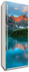 Samolepka na lednici flie 80 x 200, 45095927 - Moraine Lake Sunrise Colorful Landscape