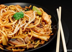 Samolepka flie 100 x 73, 45198751 - chicken chow mein - kuec maso