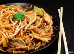Fototapeta160 x 116  chicken chow mein, 160 x 116 cm