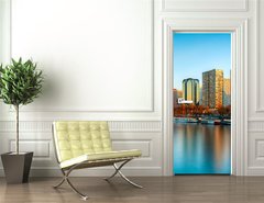 Samolepka na dvee flie 90 x 220, 45236411 - Paris Tour Eiffel skyline