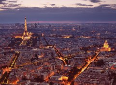 Samolepka flie 100 x 73, 45299045 - Night view of Paris. - Non pohled na Pa.