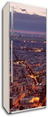 Samolepka na lednici flie 80 x 200, 45299045 - Night view of Paris.