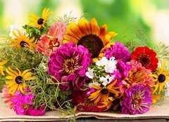 Fototapeta papr 160 x 116, 45383712 - Beautiful bouquet of bright flowers