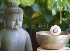 Samolepka flie 100 x 73  Klangschale Budda 1, 100 x 73 cm