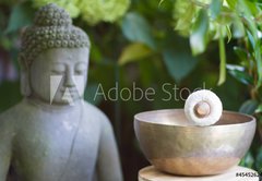 Samolepka flie 145 x 100  Klangschale Budda 1, 145 x 100 cm