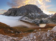 Fototapeta160 x 116  In the dolomites  passo Valparola, 160 x 116 cm