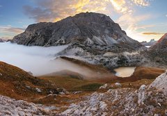 Fototapeta184 x 128  In the dolomites  passo Valparola, 184 x 128 cm