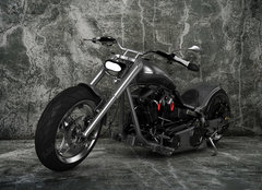 Fototapeta160 x 116  Custom Motorbike, 160 x 116 cm