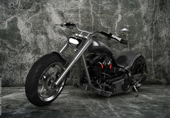 Fototapeta184 x 128  Custom Motorbike, 184 x 128 cm