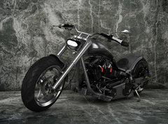 Fototapeta330 x 244  Custom Motorbike, 330 x 244 cm