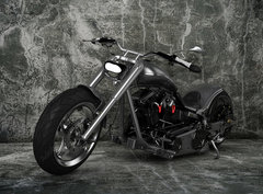 Fototapeta360 x 266  Custom Motorbike, 360 x 266 cm