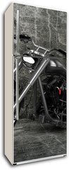Samolepka na lednici flie 80 x 200  Custom Motorbike, 80 x 200 cm