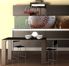 Fototapeta do kuchyně fólie 260 x 60, 45771834 - baseball