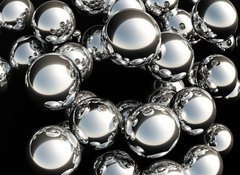 Samolepka flie 100 x 73  3D Balls, 100 x 73 cm