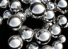 Samolepka flie 200 x 144  3D Balls, 200 x 144 cm