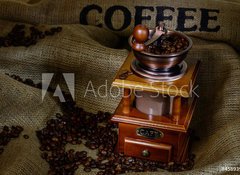 Samolepka flie 100 x 73, 45893910 - coffee mill