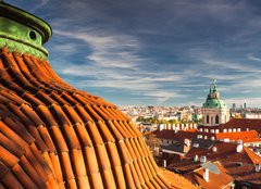 Fototapeta pltno 160 x 116, 45920118 - View from Prague Castle on the autumn Prague