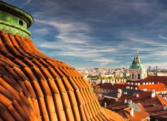 Fototapeta pltno 240 x 174, 45920118 - View from Prague Castle on the autumn Prague
