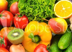 Fototapeta pltno 240 x 174, 45963469 - fruits and vegetables