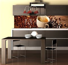 Fototapeta do kuchyně fólie 260 x 60, 45991652 - tazzina di caffč fumante