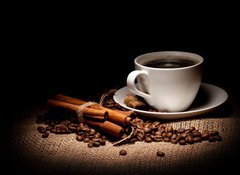 Samolepka flie 100 x 73  cup of cofee, 100 x 73 cm