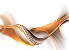 Samolepka flie 100 x 73, 46260957 - Elegant gold fractal waves