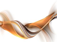 Fototapeta papr 254 x 184, 46260957 - Elegant gold fractal waves