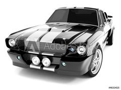 Fototapeta270 x 200  Black Classical Sports Car, 270 x 200 cm