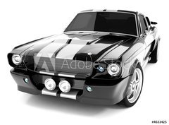 Fototapeta pltno 330 x 244, 4633425 - Black Classical Sports Car
