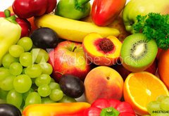 Fototapeta pltno 174 x 120, 46376140 - fruits and vegetables