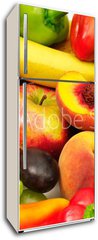 Samolepka na lednici flie 80 x 200  fruits and vegetables, 80 x 200 cm