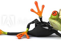 Fototapeta174 x 120  Fun frog, 174 x 120 cm