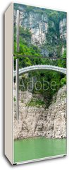 Samolepka na lednici flie 80 x 200, 46777120 - Chinese view of the mountains and the bridge