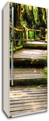 Samolepka na lednici fólie 80 x 200, 46782463 - Wood walkway - Dřevěná chodník