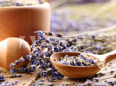Fototapeta330 x 244  Pestle and mortar with lavender, 330 x 244 cm