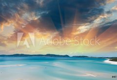 Fototapeta vliesov 145 x 100, 47173000 - Wonderful colors of Whitsunday Islands on winter season, Austral